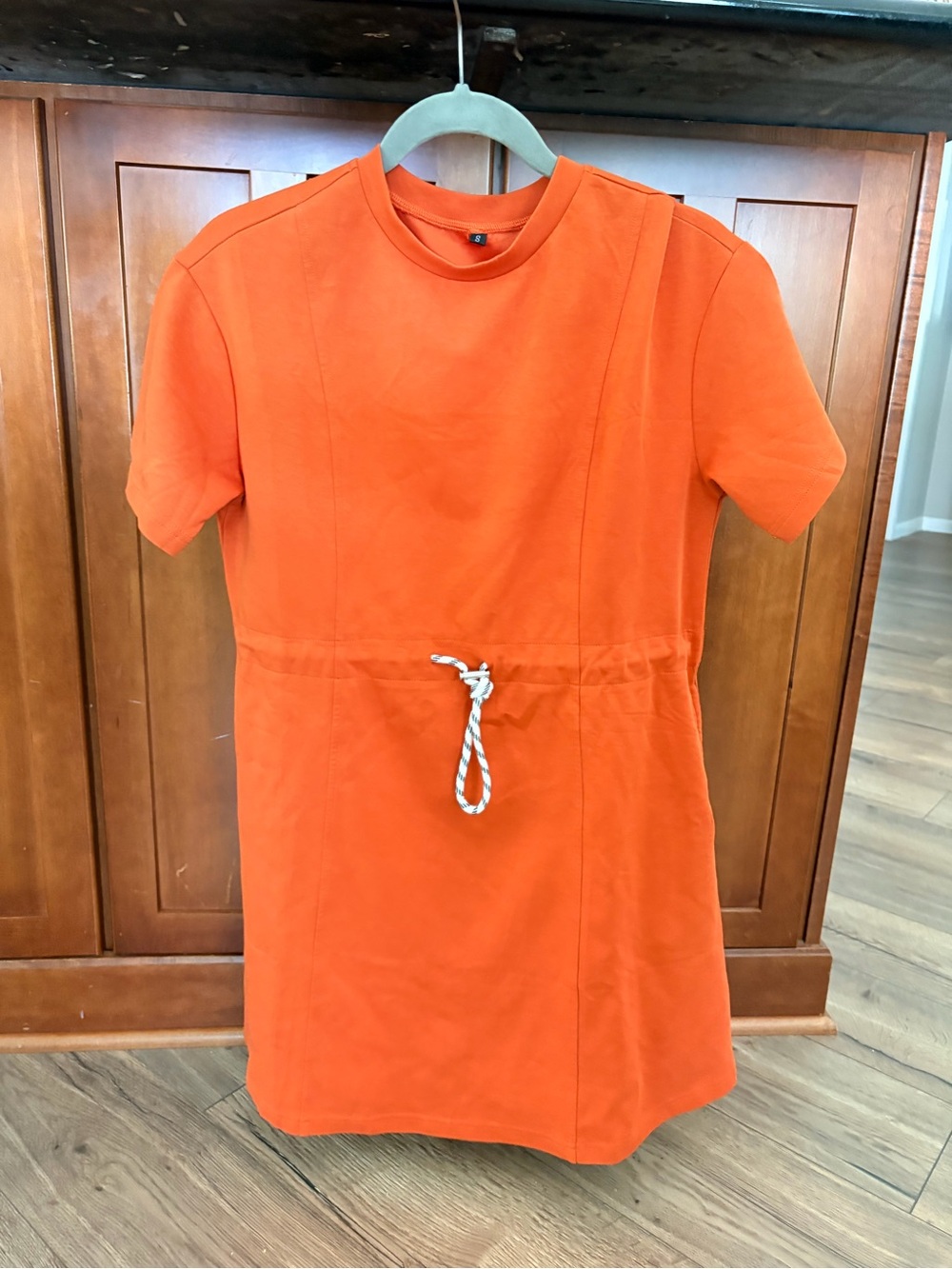 Orange T-Shirt Dress
